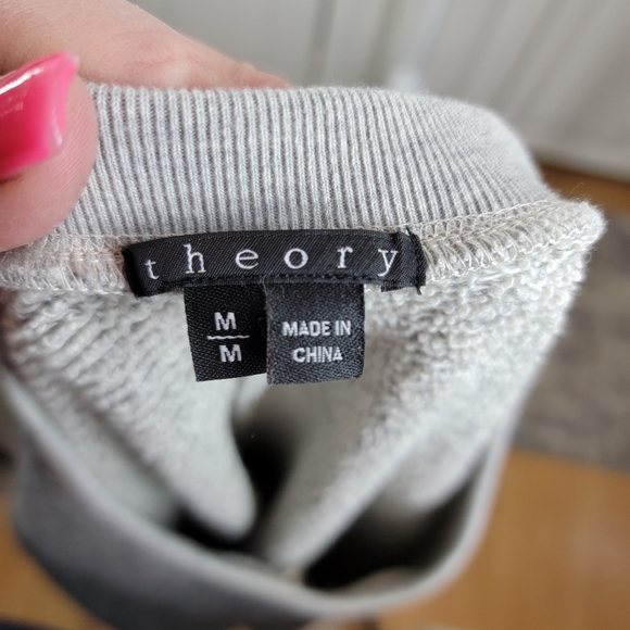 Theory wool-blend gray sweater dress - Picture 5 of 16